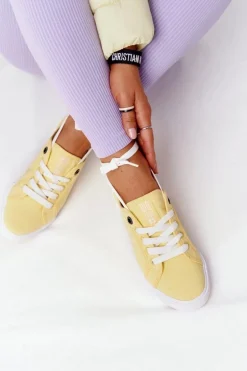 Damskie Tenisówki BIG STAR HH274062 Żółte