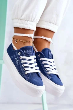 Damskie Tenisówki Lee Cooper LCW-22-31-0834L Niebieskie