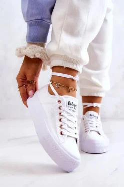 Damskie Tenisówki Lee Cooper LCW-22-31-0890L Białe