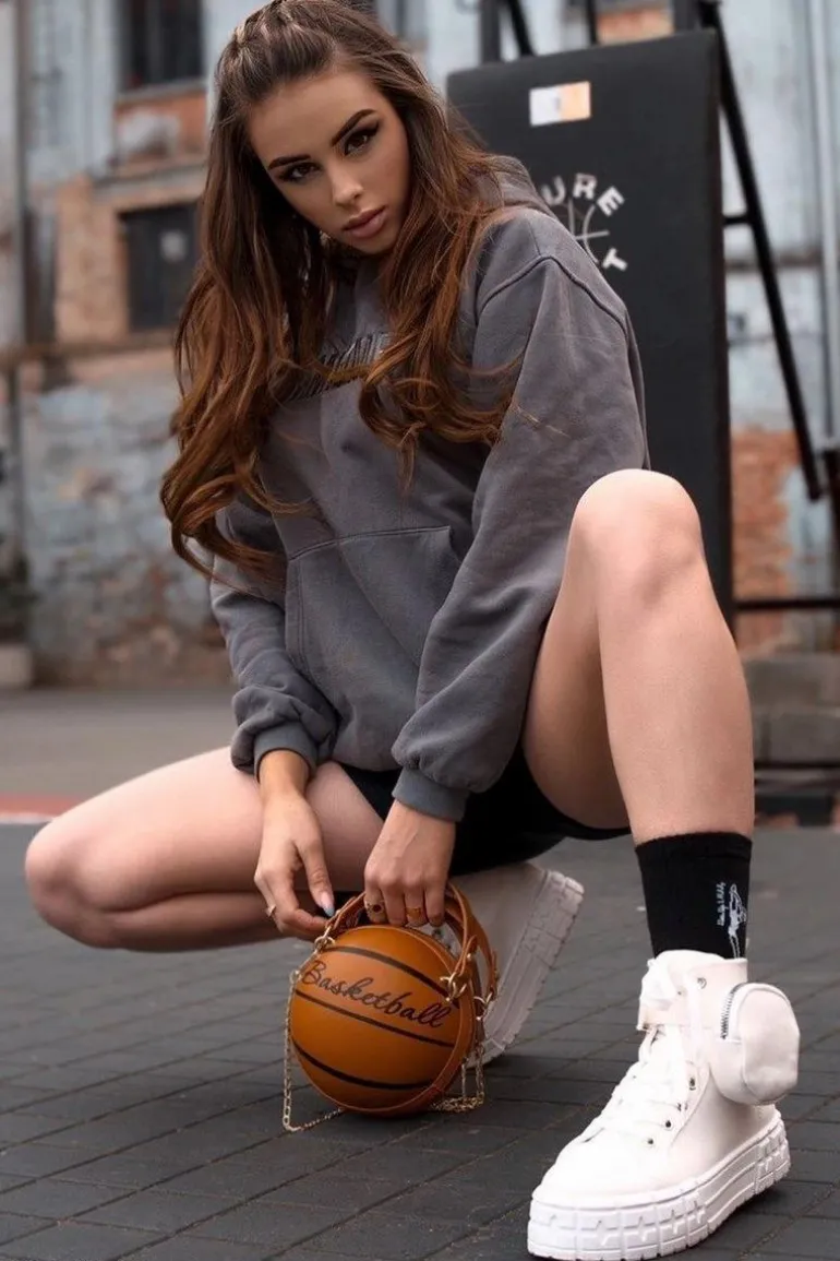 Damskie Tenisówki Na Platformie Z Nerką Białe Popcorn