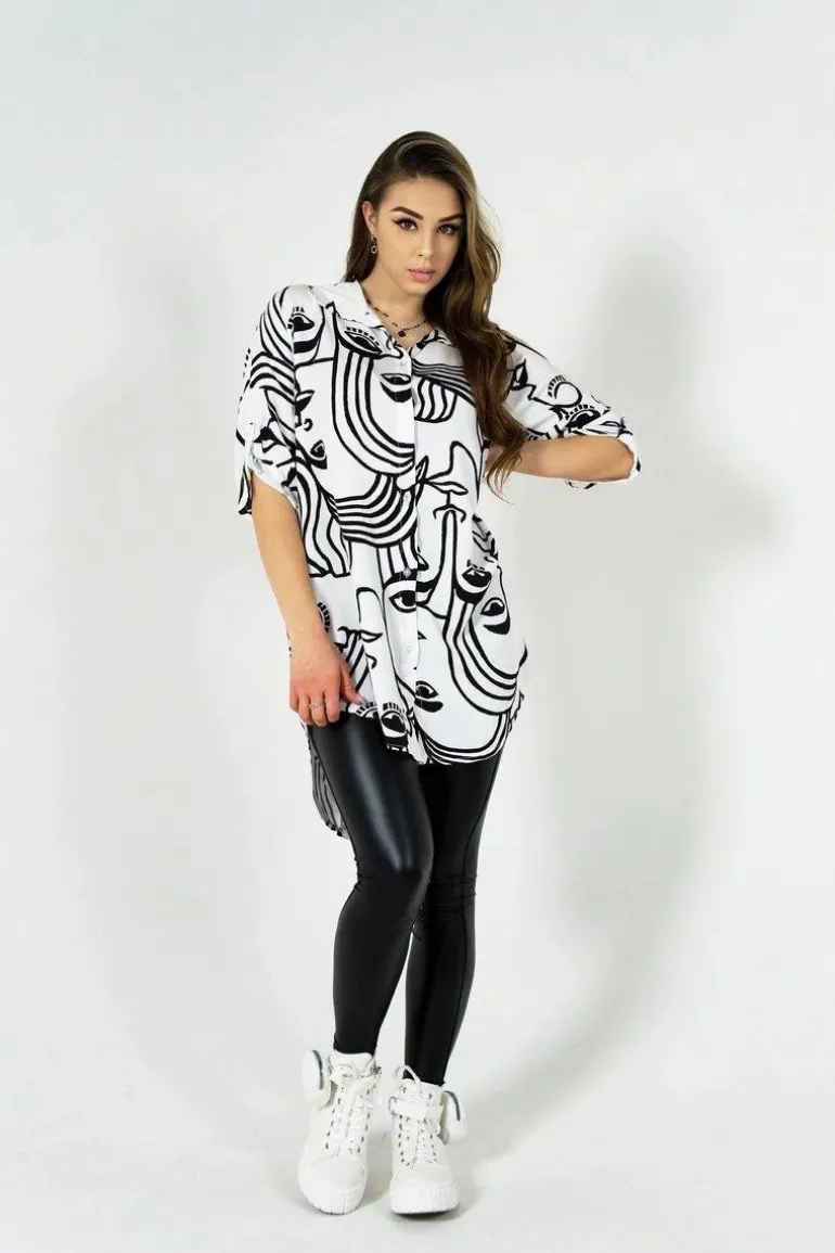 Damskie Tenisówki Na Platformie Z Nerką Białe Popcorn