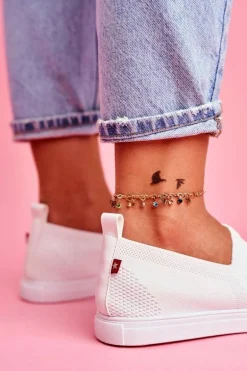 Damskie Tenisówki Slip-on Białe Big Star FF274A608