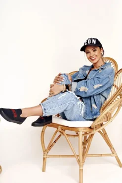 Damskie Tenisówki Slip-on Big Star FF274221 Czarne