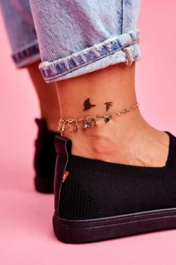 Damskie Tenisówki Slip-on Czarne Big Star FF274A609