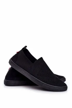 Damskie Tenisówki Slip-on Czarne Big Star FF274A609