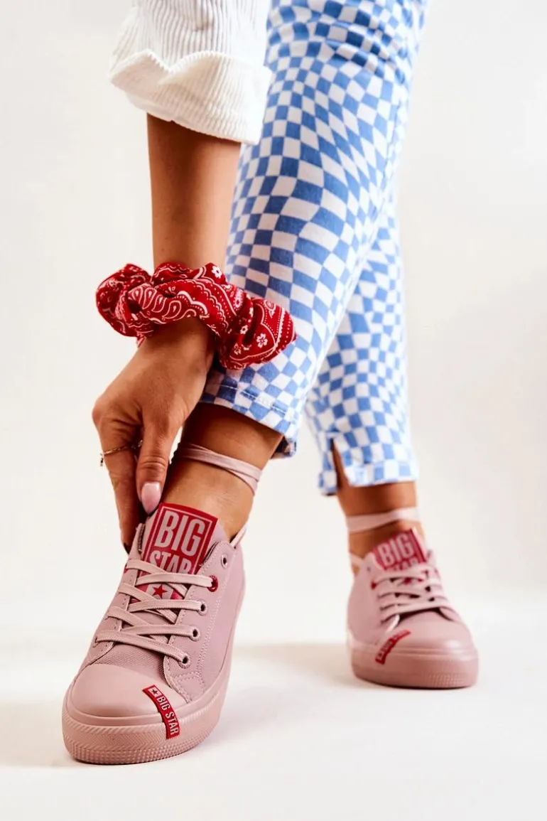 Damskie Trampki Big Star JJ274167 Różowe