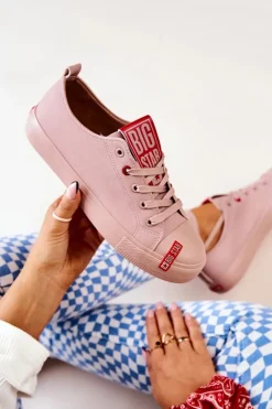 Damskie Trampki Big Star JJ274167 Różowe