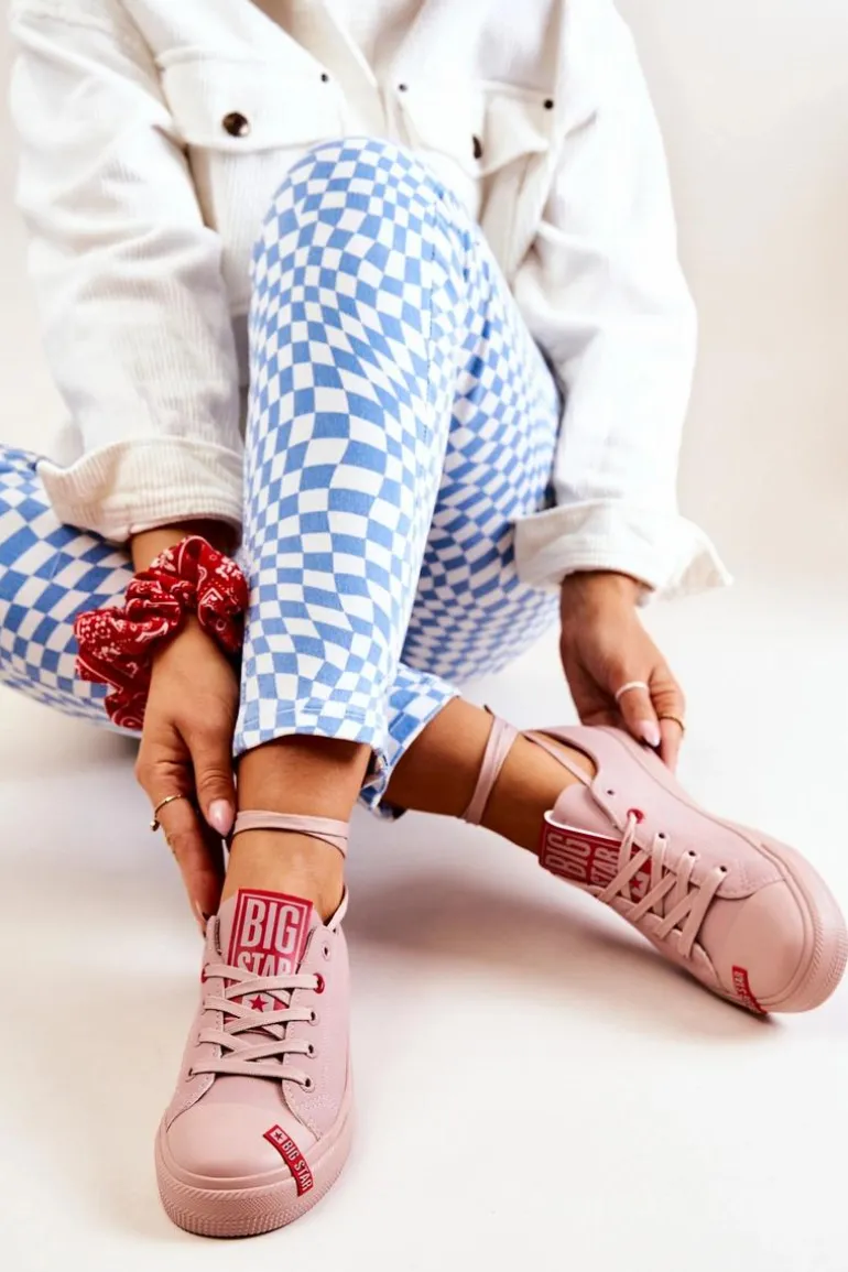 Damskie Trampki Big Star JJ274167 Różowe