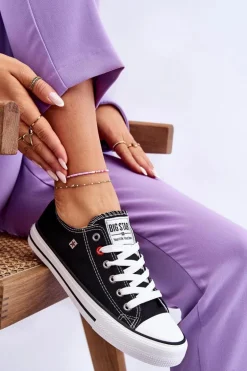 Damskie Trampki Big Star T274023 Czarne