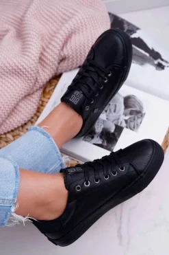 Damskie Trampki Big Star Czarne BB274032