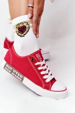 Damskie Trampki BIG STAR HH274115 Czerwone