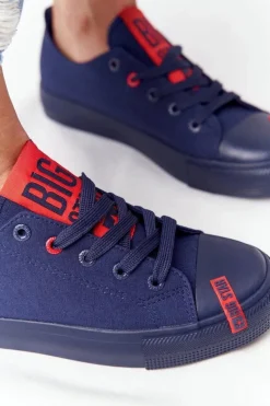 Damskie Trampki BIG STAR HH274676 Granatowe