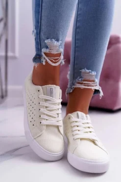 Damskie Trampki Big Star Żółte DD274048