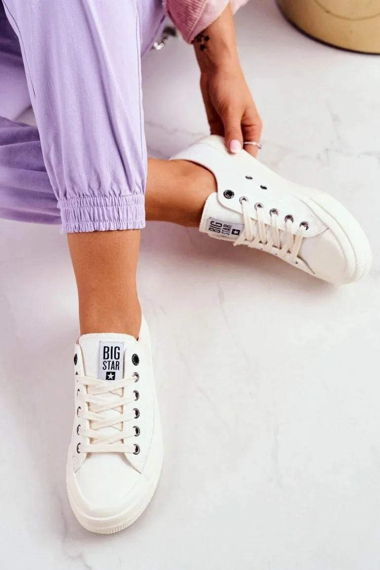 Damskie Trampki Big Star Białe FF274124