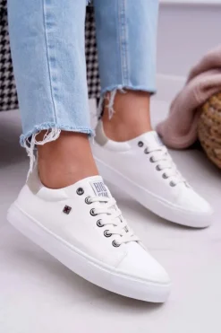 Damskie Trampki Big Star Białe BB274033