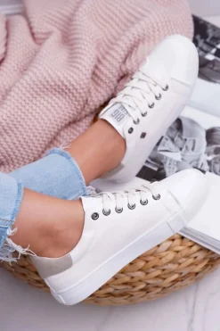 Damskie Trampki Big Star Białe BB274033