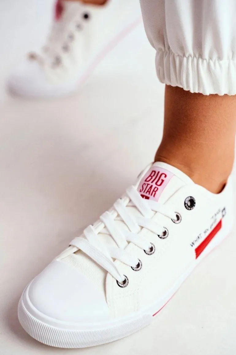 Damskie Trampki Big Star Białe FF274079