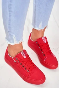 Damskie Trampki Big Star Czerwone AA274514