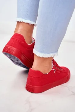 Damskie Trampki Big Star Czerwone AA274514