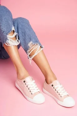 Damskie Trampki Big Star Różowe FF274080