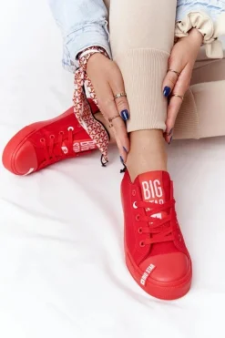 Damskie Trampki BIG STAR HH274677 Czerwone