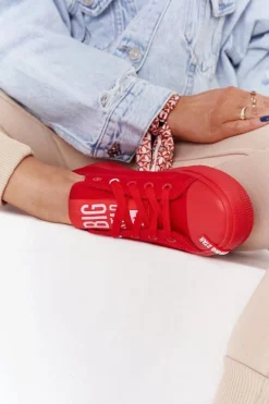 Damskie Trampki BIG STAR HH274677 Czerwone