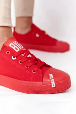 Damskie Trampki BIG STAR HH274677 Czerwone