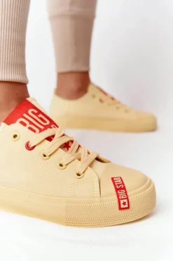 Damskie Trampki BIG STAR HH274680 Żółte