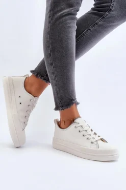 Damskie Trampki Big Star NN274850 Białe