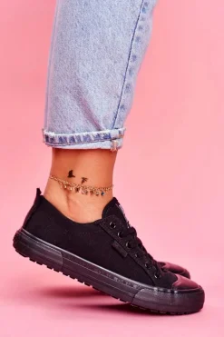 Damskie Trampki Big Star Czarne FF274A080