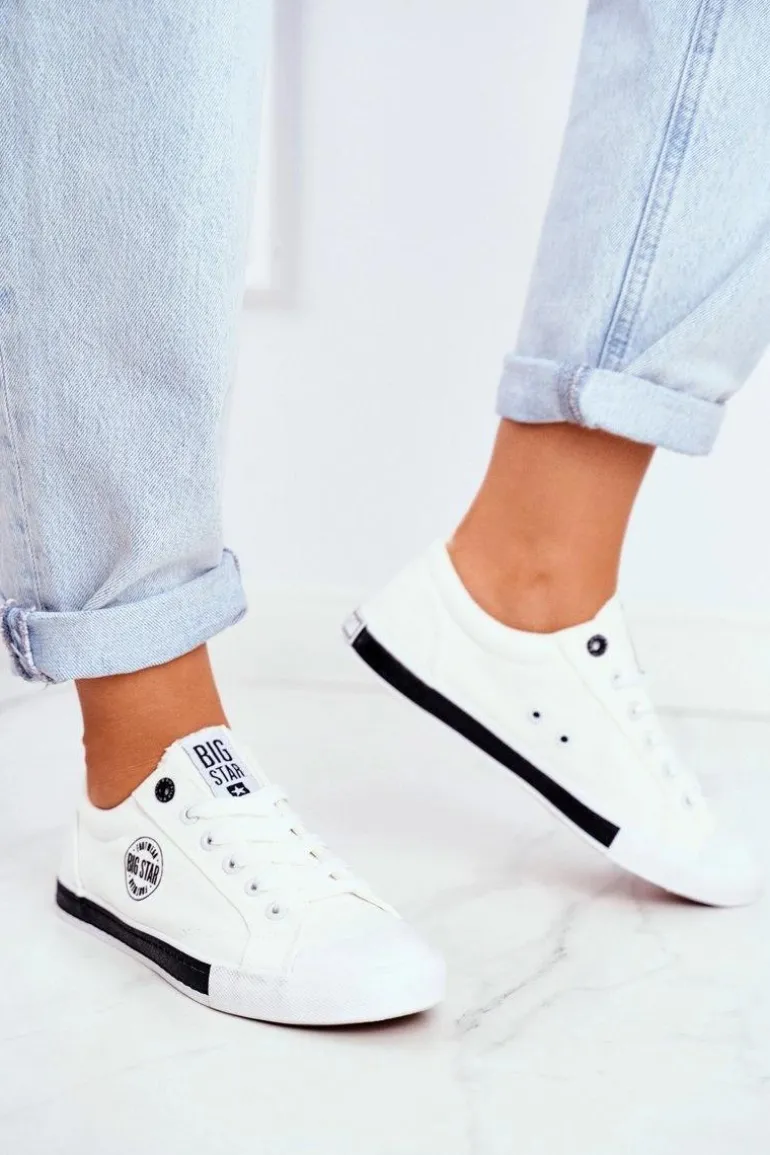 Damskie Trampki Big Star Białe FF274228
