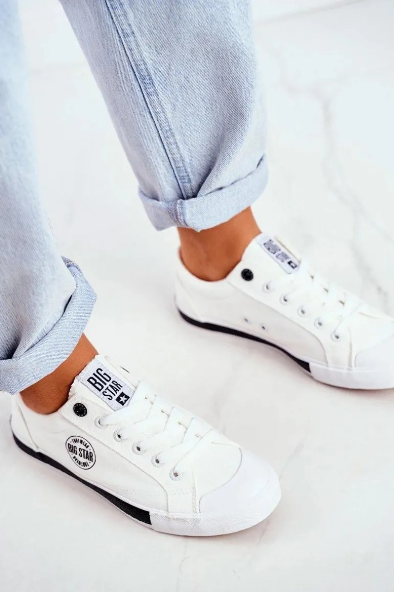 Damskie Trampki Big Star Białe FF274228