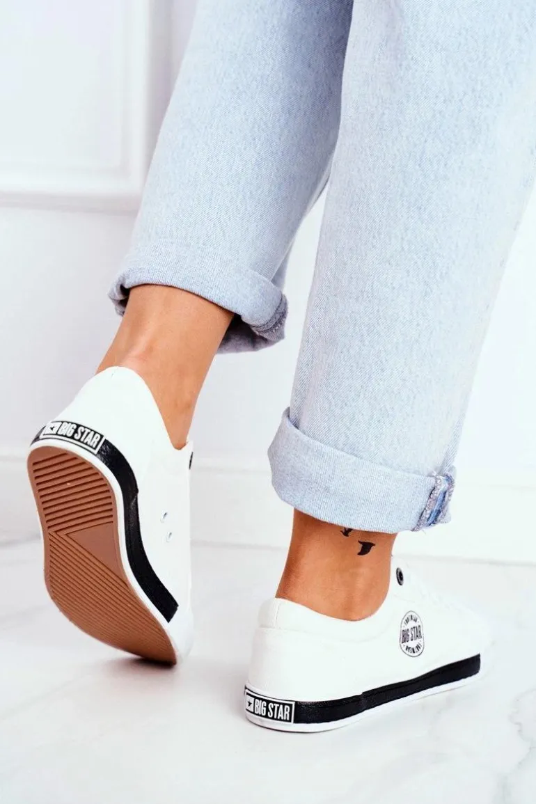 Damskie Trampki Big Star Białe FF274228
