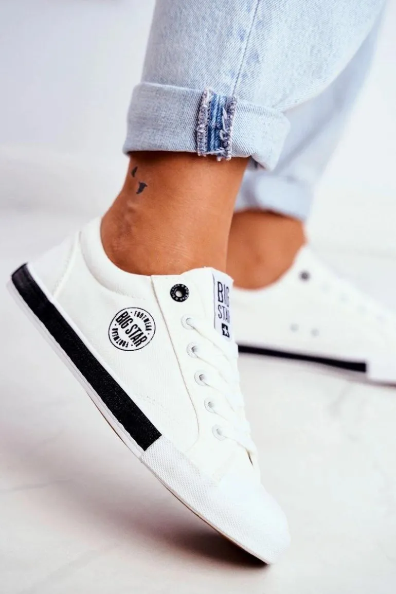 Damskie Trampki Big Star Białe FF274228