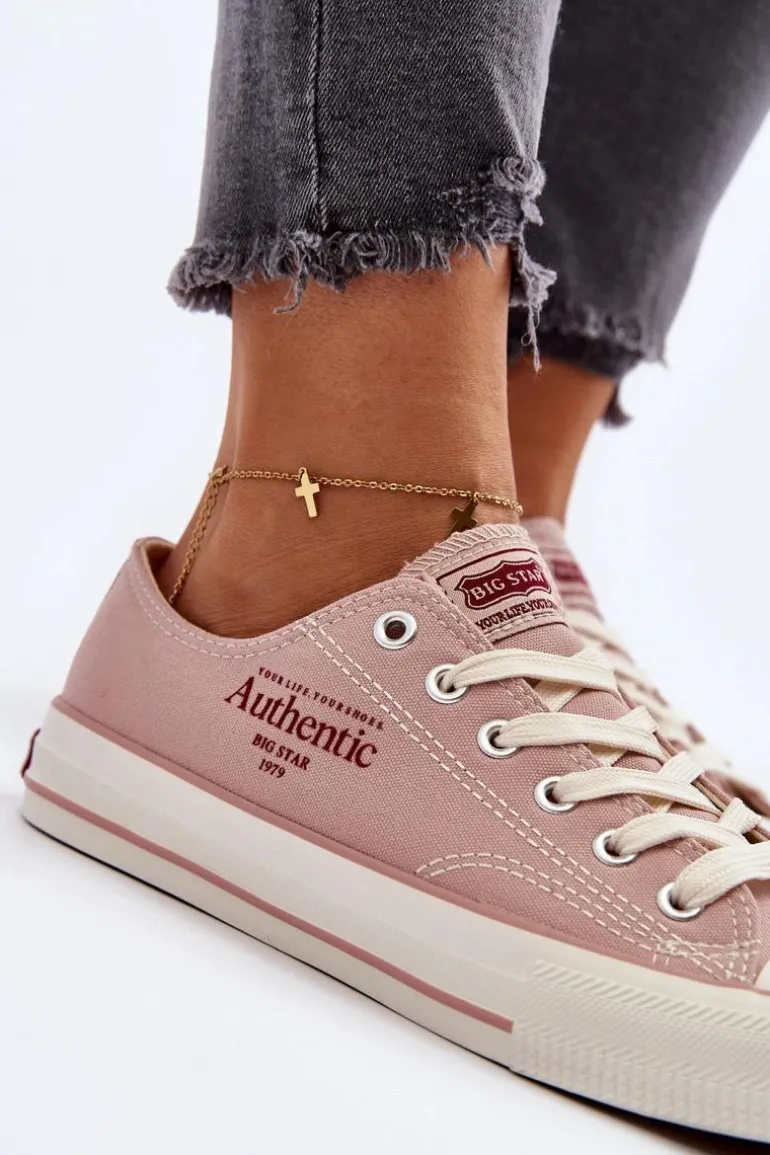 Damskie Trampki Big Star NN274239 Różowe