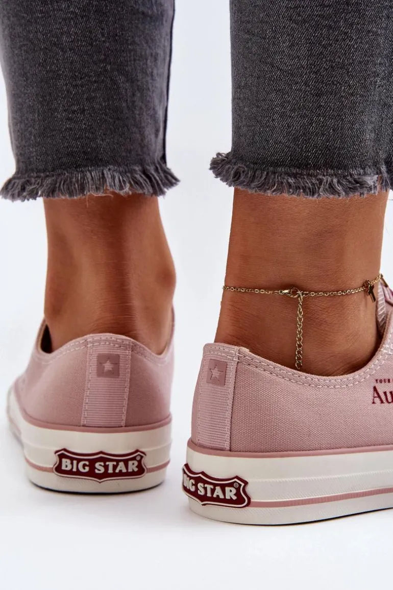 Damskie Trampki Big Star NN274239 Różowe