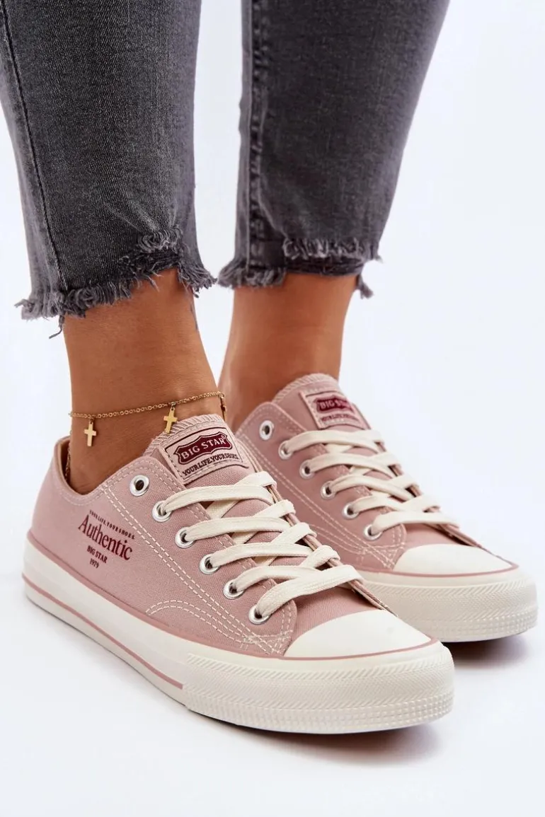 Damskie Trampki Big Star NN274239 Różowe