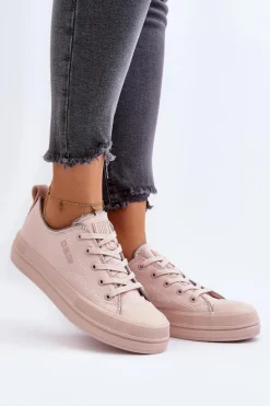 Damskie Trampki Big Star NN274851 Różowe