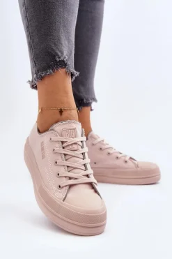 Damskie Trampki Big Star NN274851 Różowe