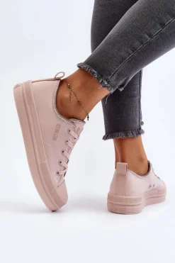 Damskie Trampki Big Star NN274851 Różowe