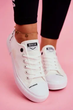 Damskie Trampki Big Star Białe DD274206