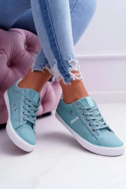 Damskie Trampki Big Star Miętowe DD274351