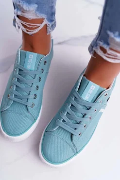 Damskie Trampki Big Star Miętowe DD274351