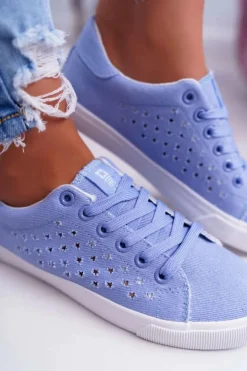 Damskie Trampki Big Star Niebieskie DD274047