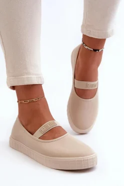 Damskie Trampki Big Star NN274602 Beżowe