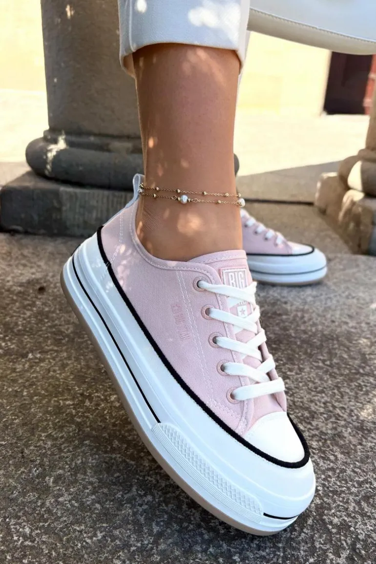 Damskie Trampki Big Star NN274207 Różowe