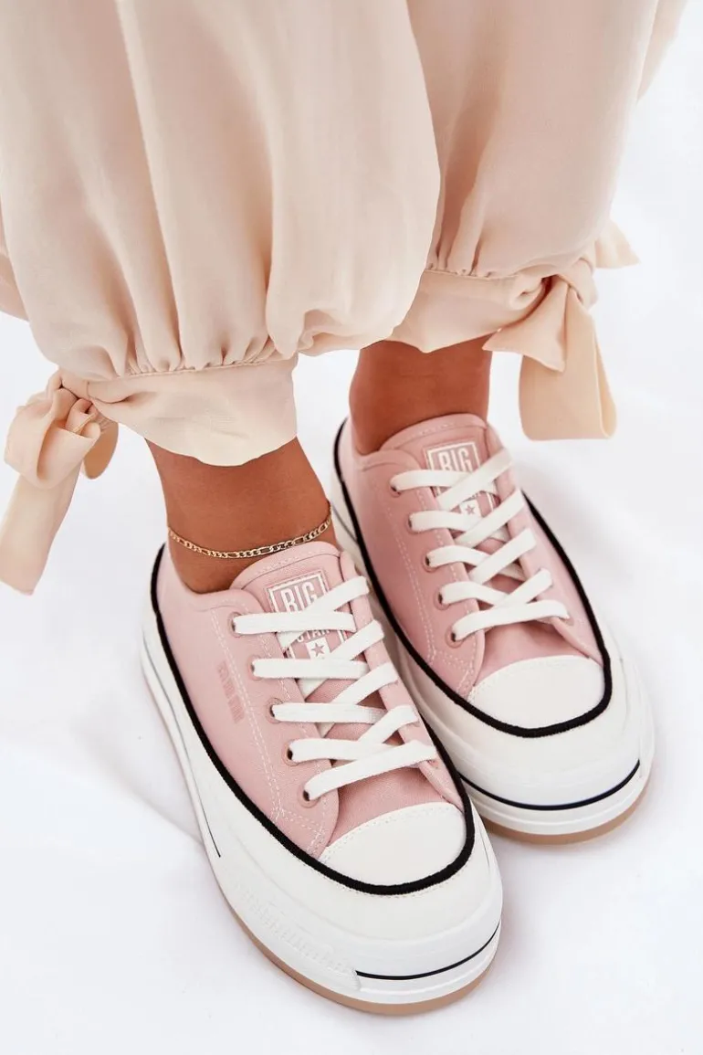 Damskie Trampki Big Star NN274207 Różowe