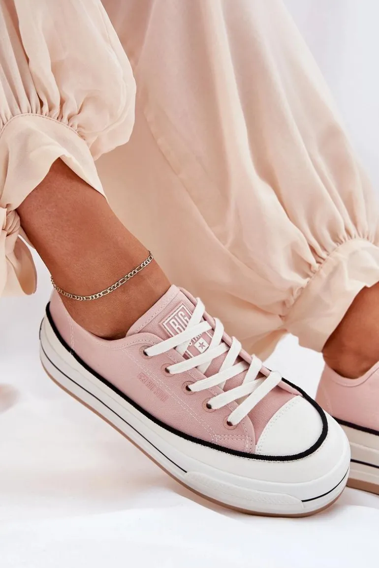 Damskie Trampki Big Star NN274207 Różowe