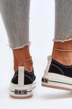 Damskie Trampki Big Star NN274204 Czarne