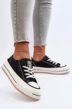 Damskie Trampki Big Star NN274204 Czarne